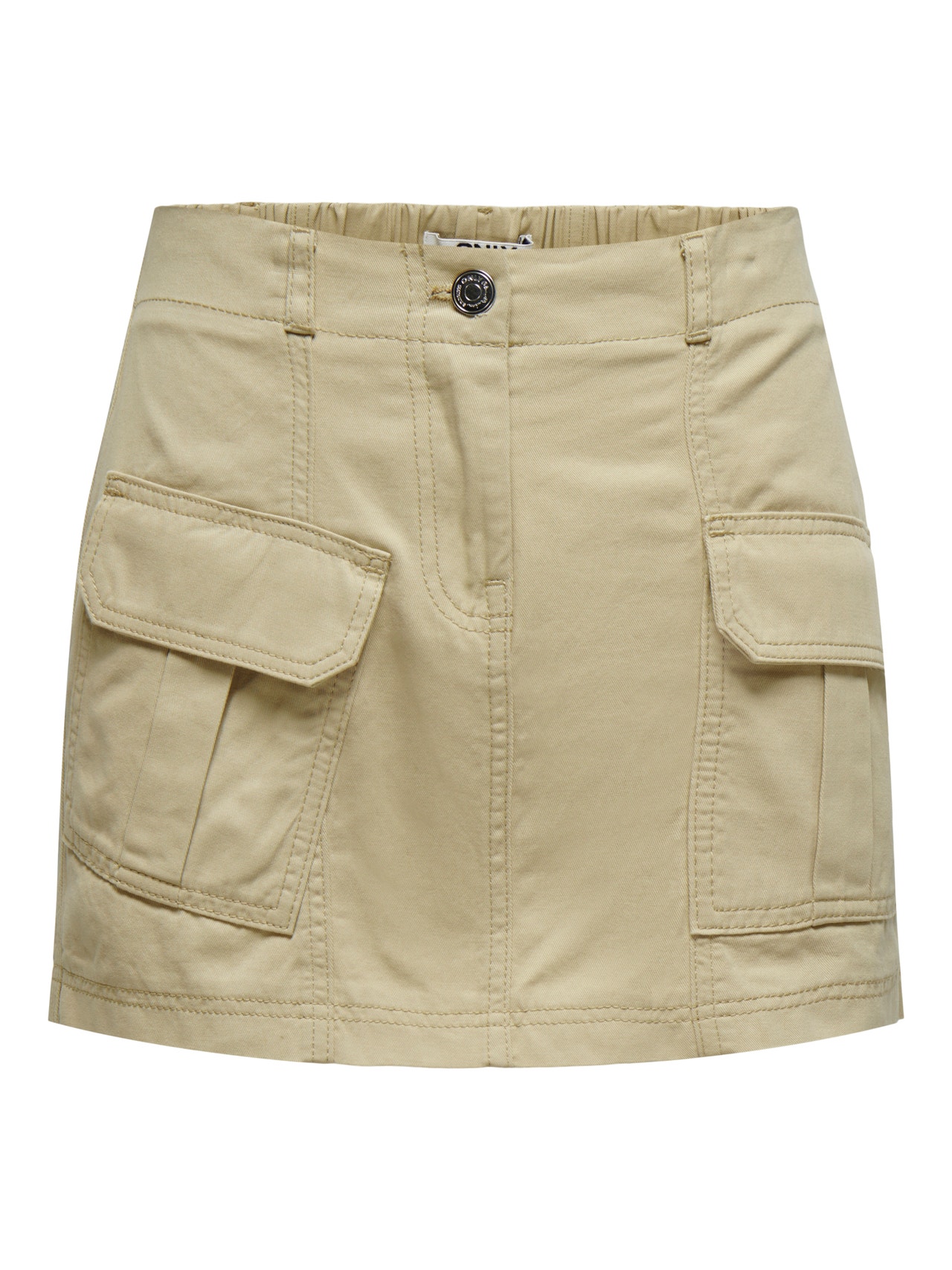 ONLY Mini cargo skirt -Pale Khaki - 15314644