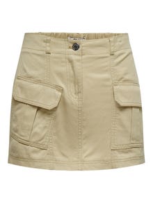 ONLY Mini cargo skirt -Pale Khaki - 15314644
