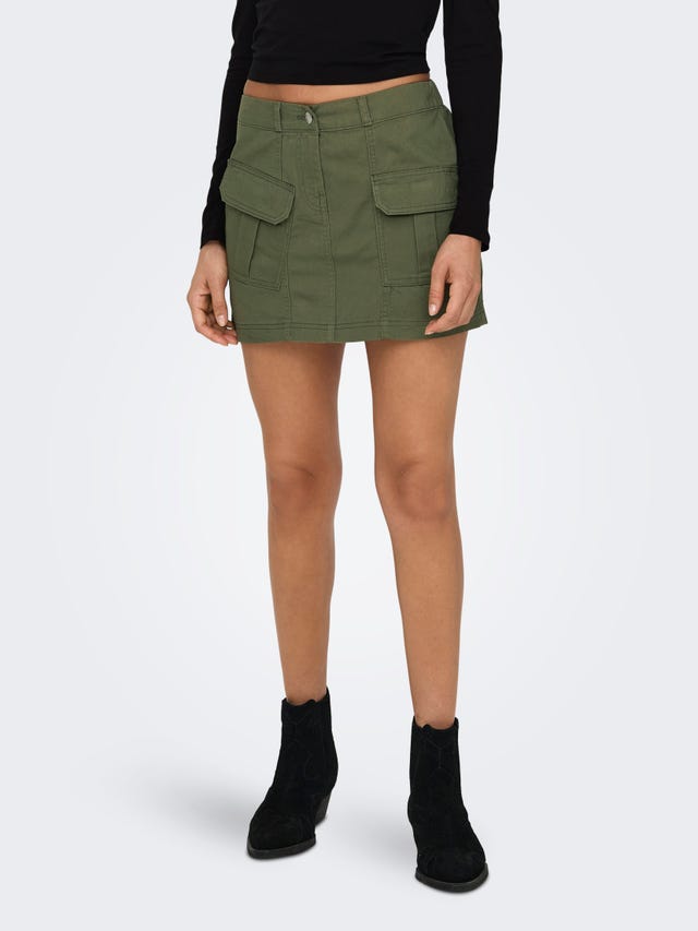ONLY Mid waist Mini skirt - 15314644