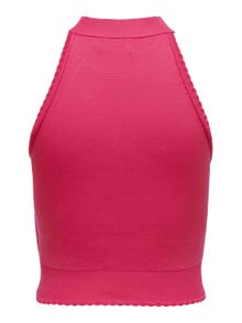 ONLY Regular Fit Halter neck Knit top -Strawberry Moon - 15314741
