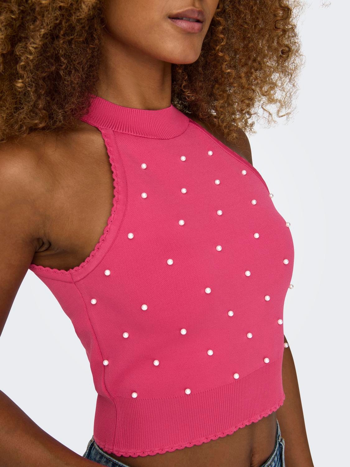 ONLY Halter neck top -Strawberry Moon - 15314741
