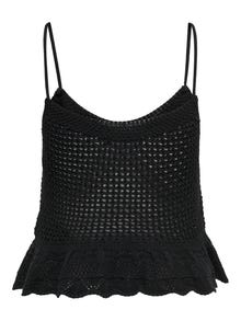ONLY Regular Fit Square neck Knit top -Black - 15314781