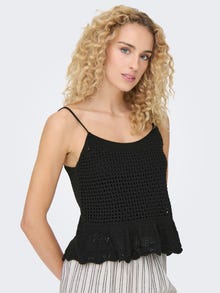 ONLY ONLMARY Pletený top -Black - 15314781