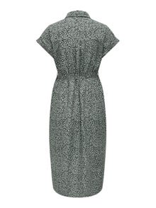 ONLY Loose fit Skjortekrage Kort kjole -Laurel Wreath - 15314868