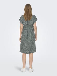 ONLY Loose fit Overhemd kraag Korte jurk -Laurel Wreath - 15314868