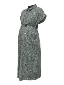 ONLY Lös passform Skjortkrage Kort klänning -Laurel Wreath - 15314868