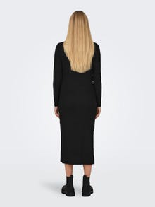 ONLY Regular fit O-hals Zwangerschap Lange jurk -Black - 15314947