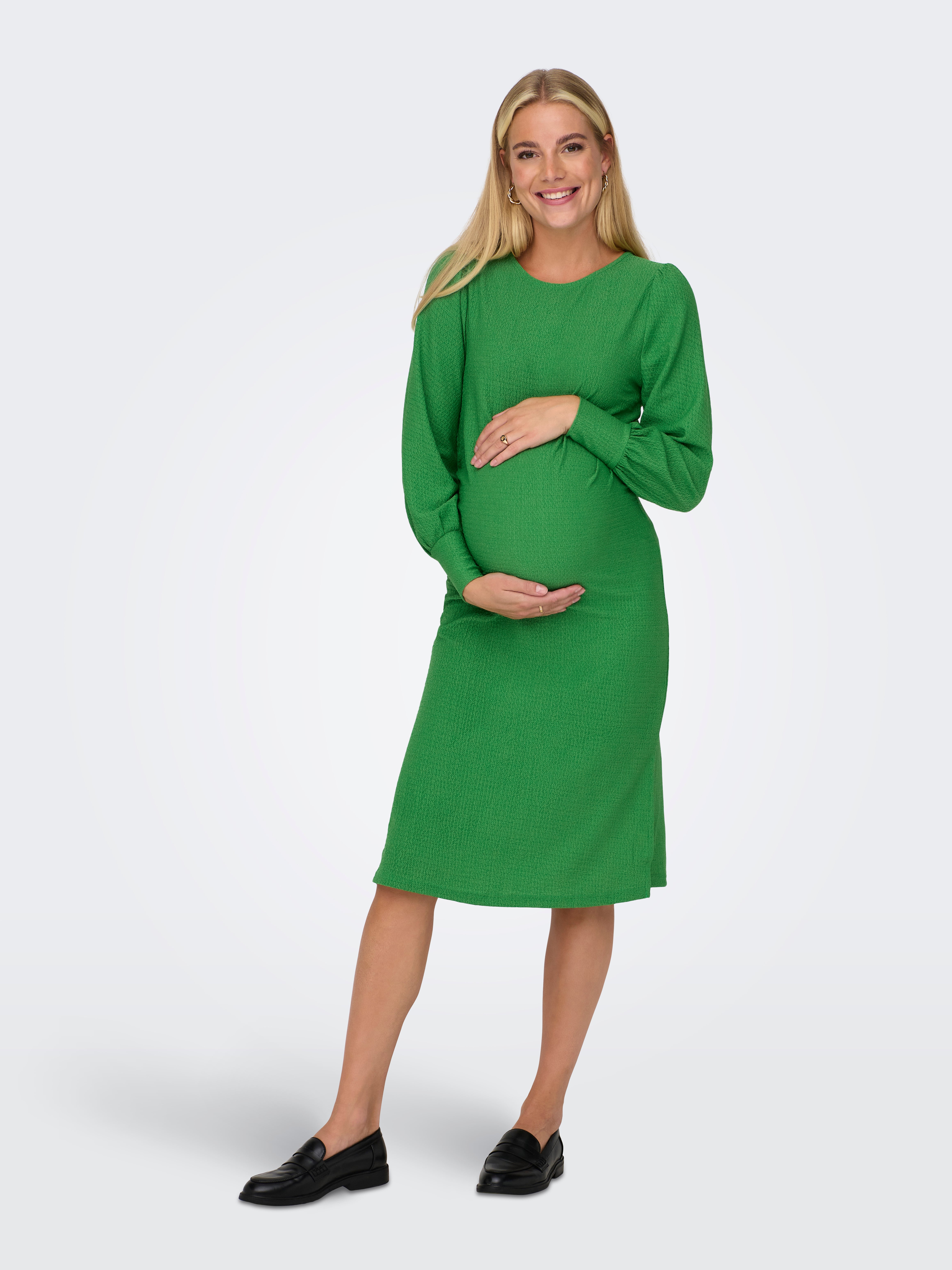 Vrouwen Elegante Zwangere Fotografie Jurk Lange Flowy Chiffon Mouw