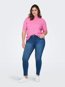 ONLY CARMARGARETA Knitted top -Carmine Rose - 15314968