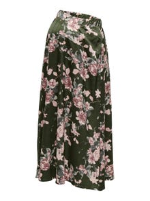 ONLY Mama Midi nederdel med print -Rosin - 15314983