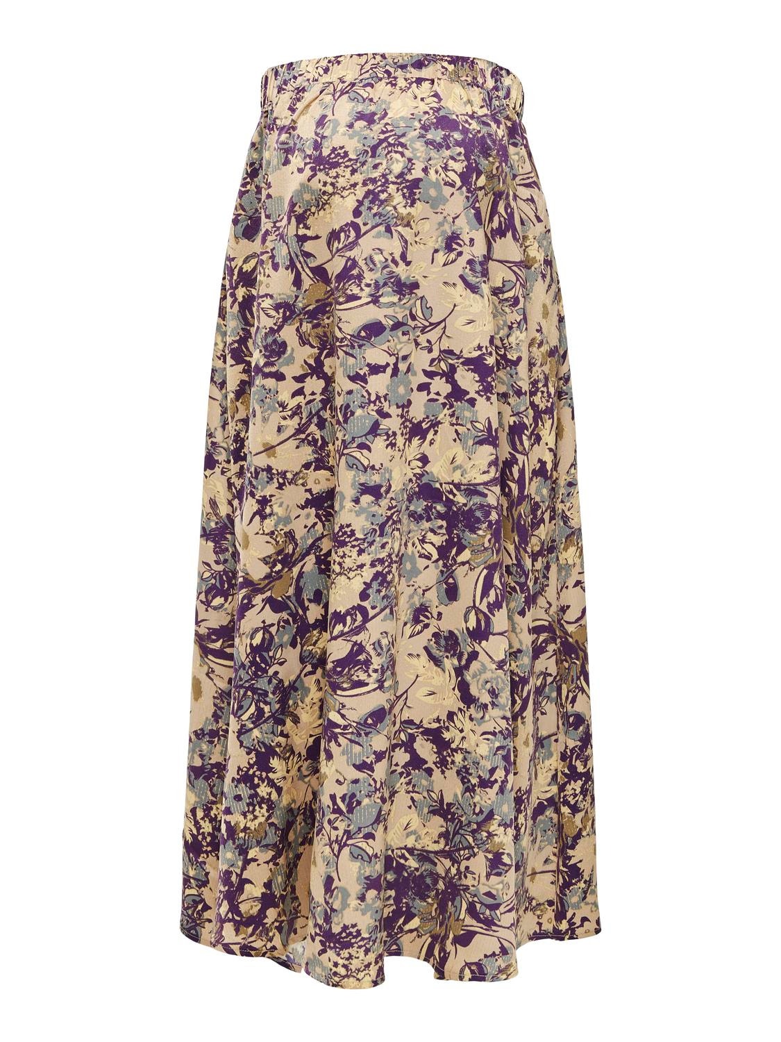 ONLY Mama Midi skirt with print -Amphora - 15314983