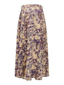 ONLY Mama Midi skirt with print -Amphora - 15314983