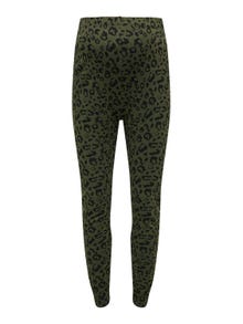 ONLY Mama printed leggings -Olive Green - 15315017