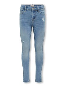 ONLY Jeans Skinny Fit Vita alta -Light Blue Denim - 15315066