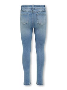 ONLY Skinny Fit Hohe Taille Jeans -Light Blue Denim - 15315066