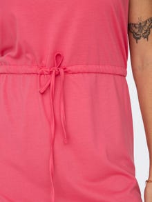 ONLY Regular Fit Round Neck Short dress -Coral Paradise - 15315081