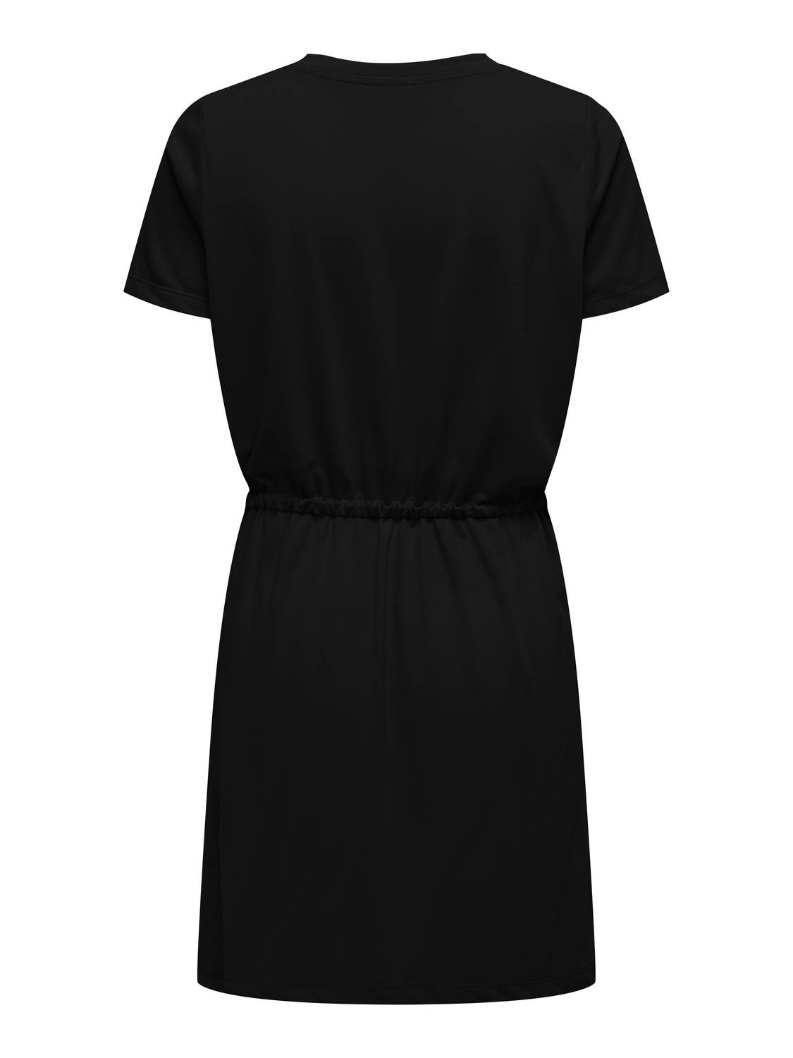 ONLY Krój regularny Okrągły dekolt Krótka sukienka -Black - 15315081