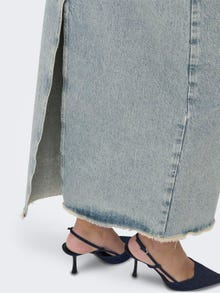 ONLY Maxi denim skirt -Light Blue Denim - 15315170