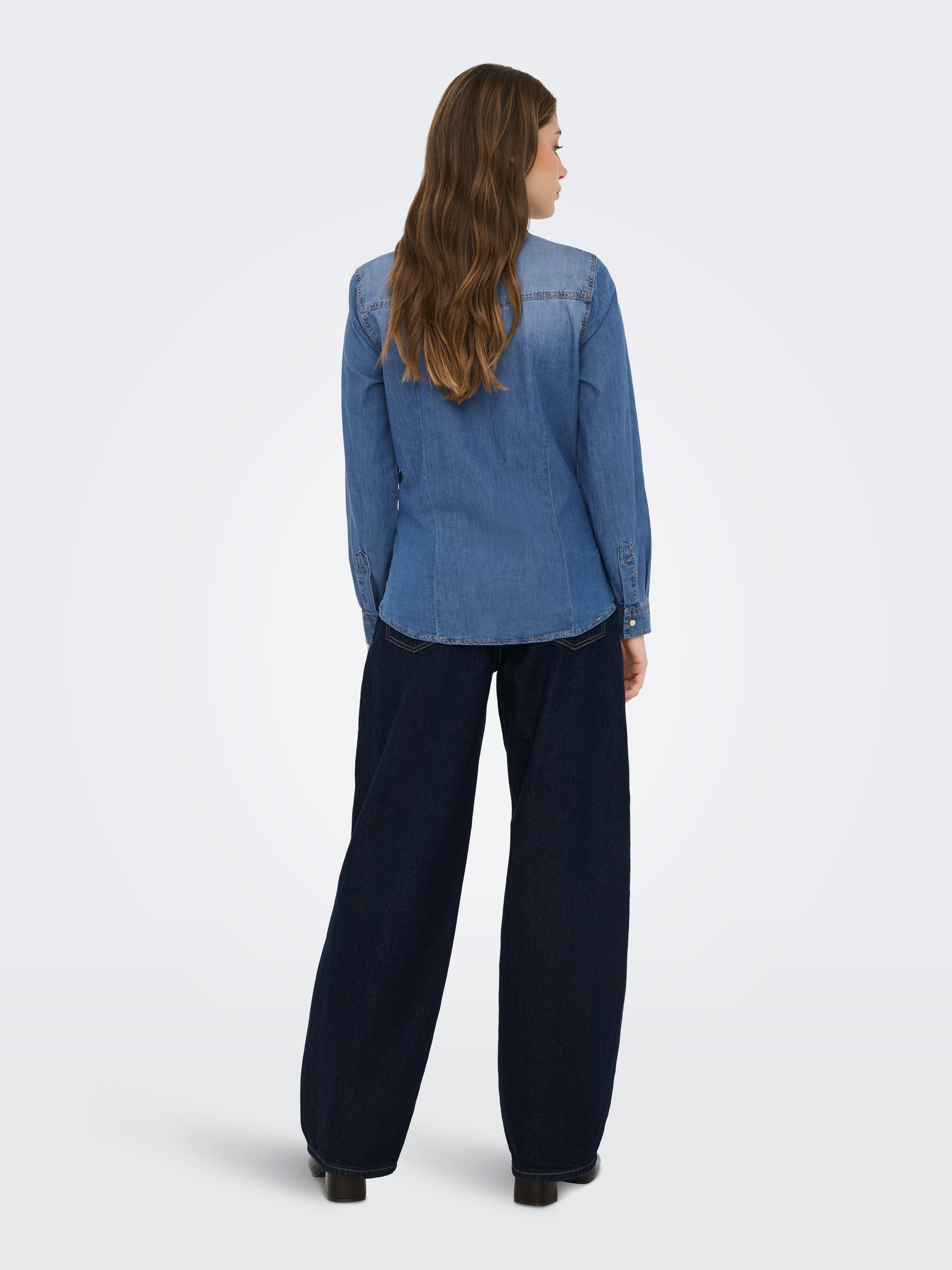 ONLALEXA Denim shirt | Medium Blue | ONLY®