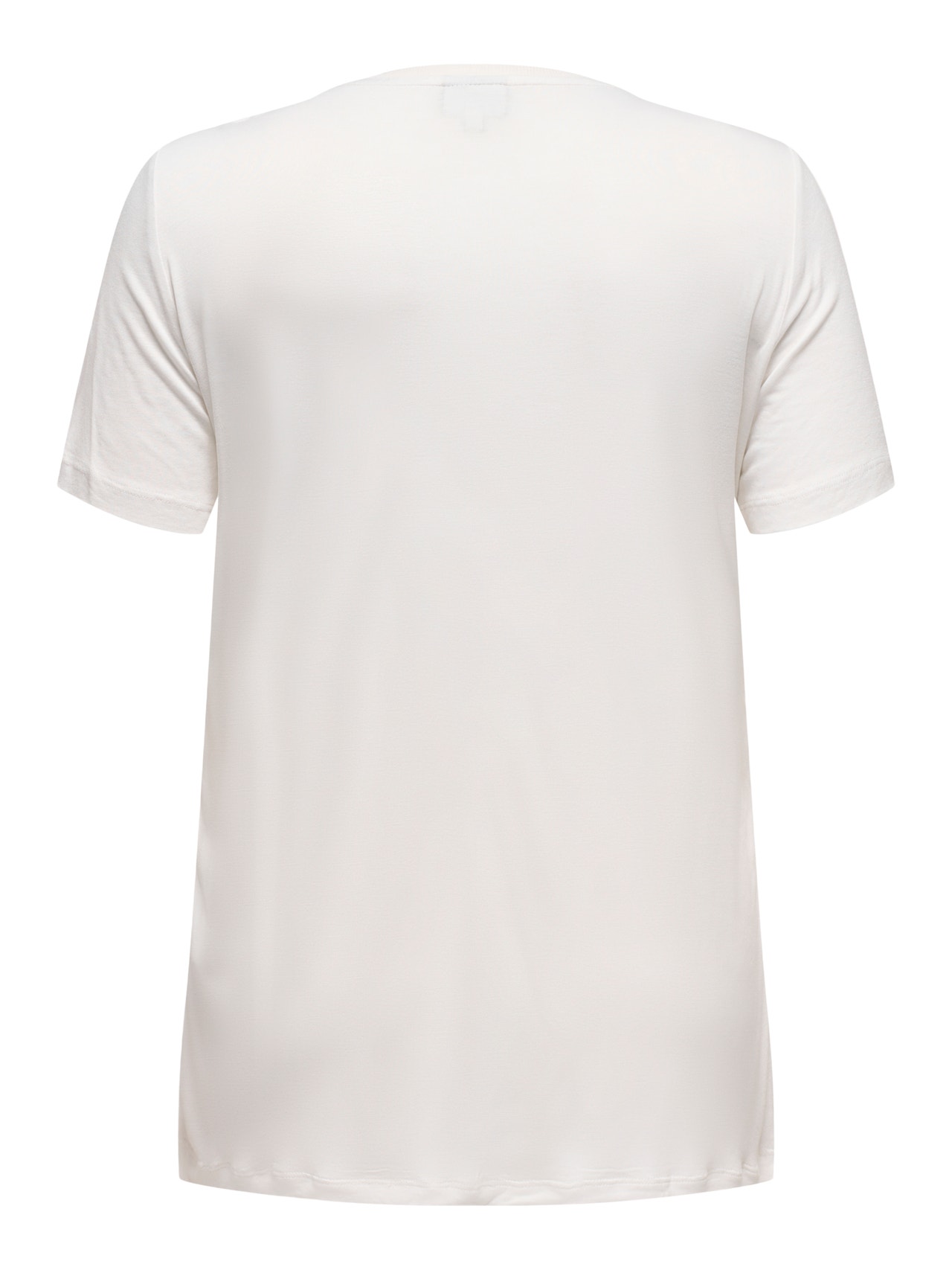ONLY Regular Fit Round Neck T-Shirt -Cloud Dancer - 15315315