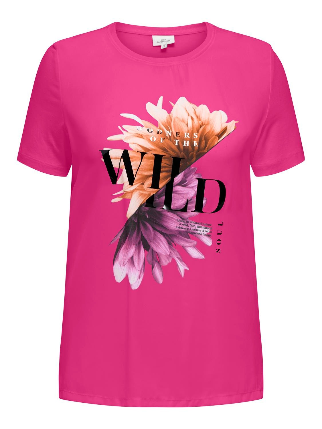 ONLY Regular fit O-hals T-shirt -Raspberry Rose - 15315315