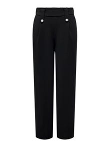 ONLY Straight Fit Trousers -Black - 15315392