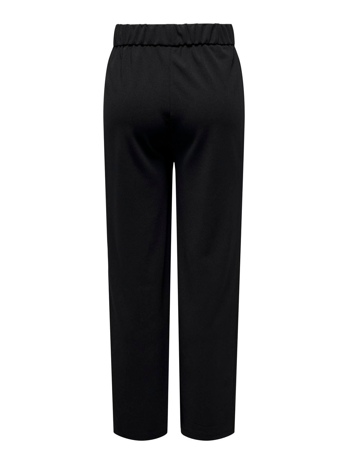 ONLY Straight Fit Trousers -Black - 15315392