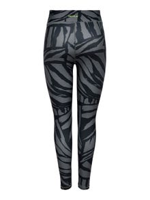ONLY Leggings Tight Fit Taille haute -Dark Shadow - 15315419