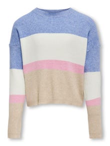 ONLY Normal passform O-ringning Pullover -Dazzling Blue - 15315438