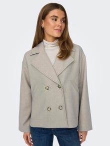 ONLY Spread collar Jacket -Simply Taupe - 15315503