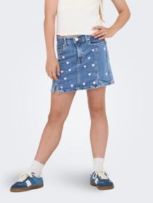 ONLY Lühike seelik -Light Medium Blue Denim - 15315609