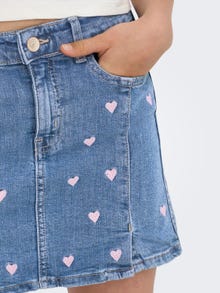 ONLY Lühike seelik -Light Medium Blue Denim - 15315609