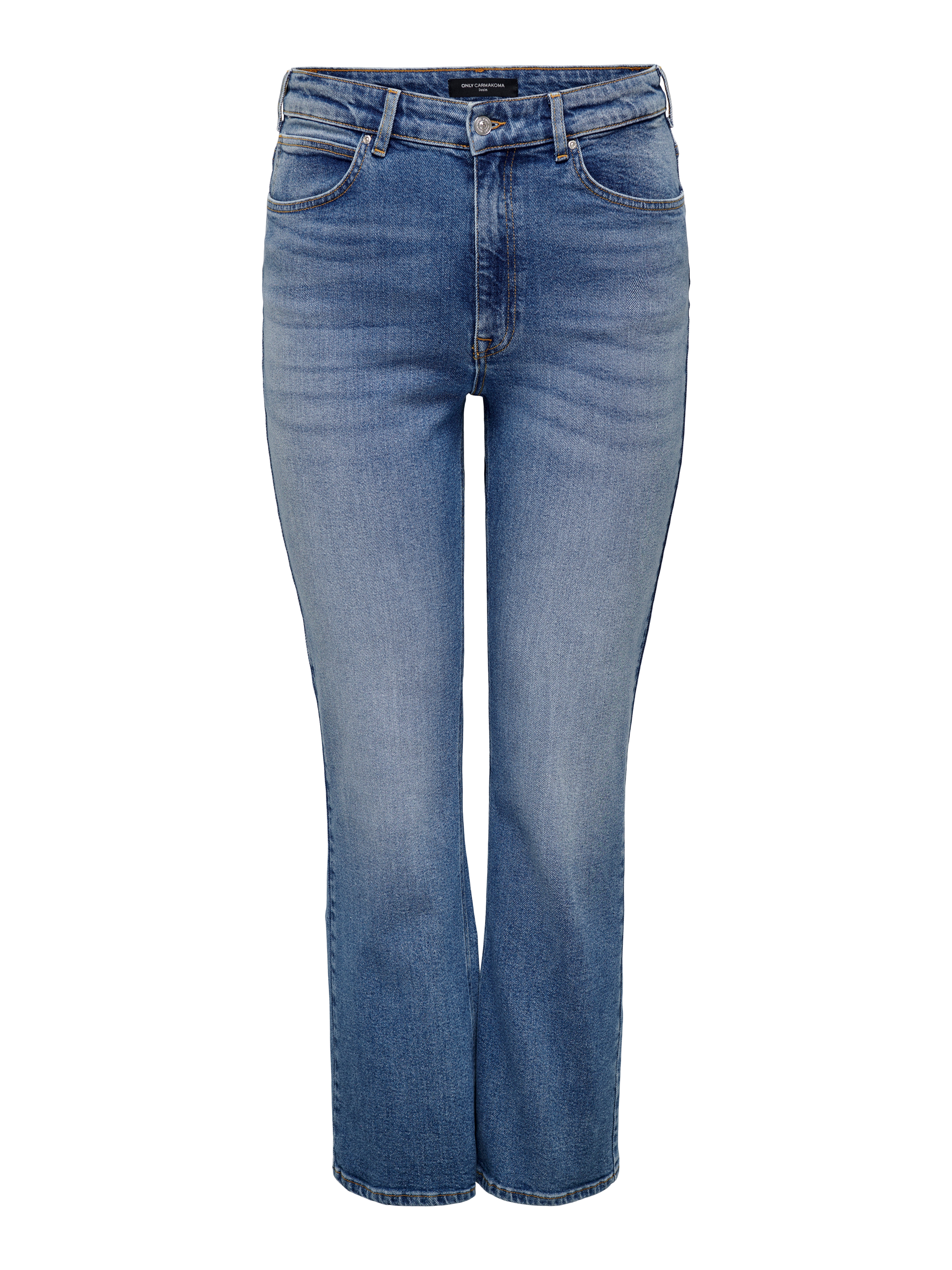 Thumbnail - Careverly Mittlere Taille Ausgestellt Jeans