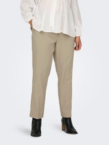 ONLY Kitsas lõige Kõrge vöökoht Vormikas Püksid -Trench Coat - 15315675