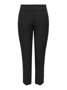 ONLY Pantalones Corte slim Cintura alta Curve -Black - 15315675