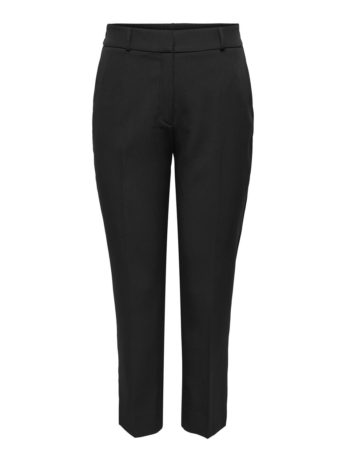 ONLY Pantalons Slim Fit Taille haute Curve -Black - 15315675