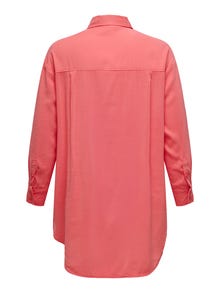ONLY Long line fit Overhemd kraag Curve Overhemd -Rose of Sharon - 15315682