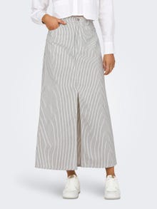 ONLY Maxi skirt with slit -White - 15315721