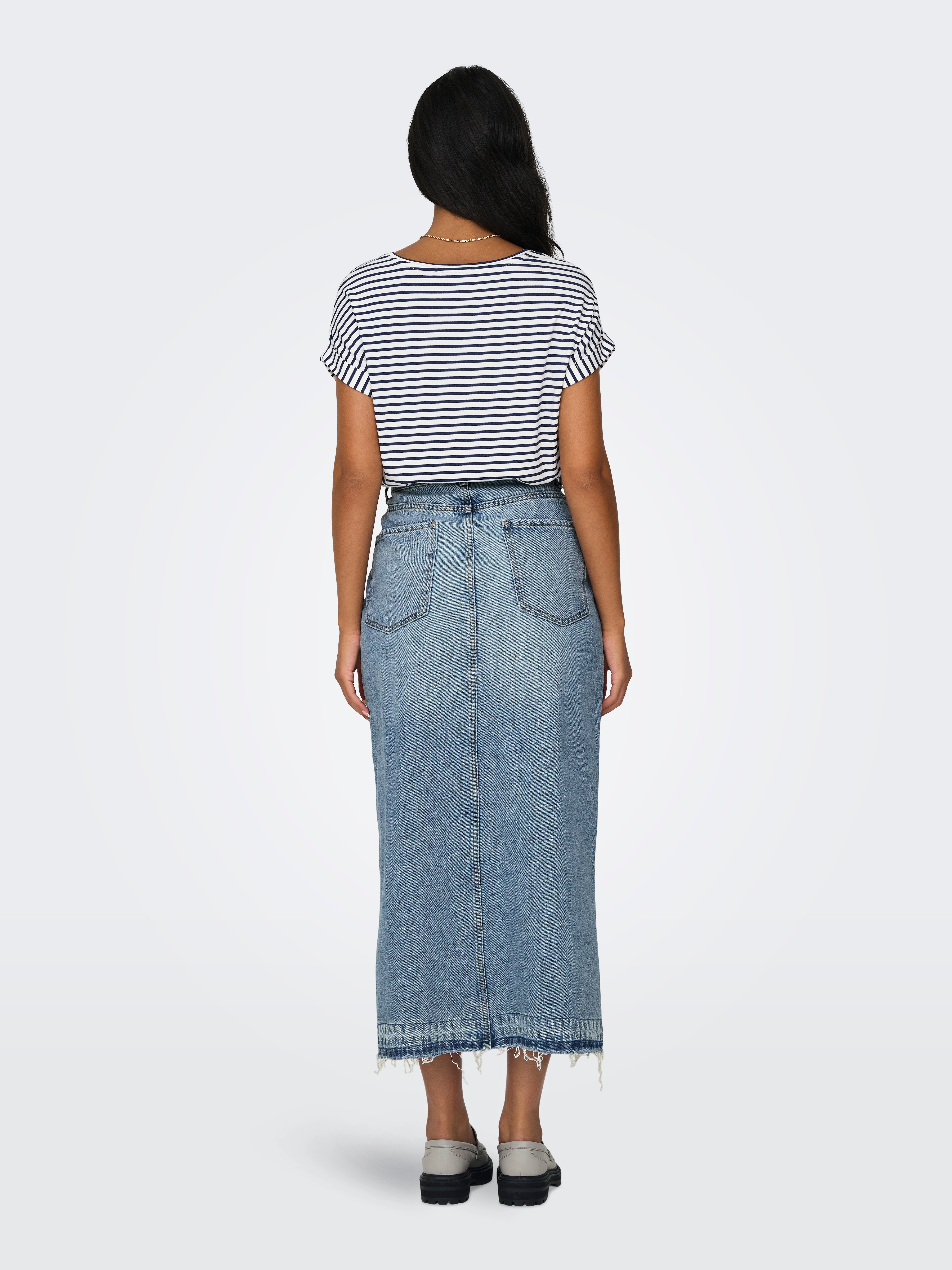 Jdymoon Rok Lange Denim Rok ONLALINA Denim Lange Rok