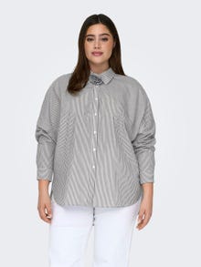 ONLY Regular fit Overhemd kraag Manchetten met knoop Volumineuze mouwen Overhemd -Cloud Dancer - 15315819