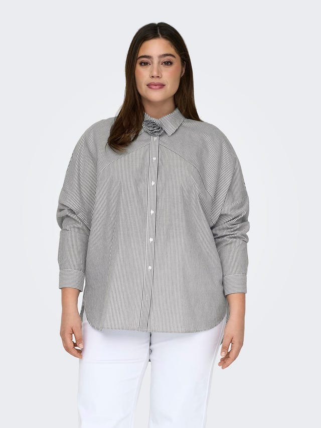 ONLY Regular fit Overhemd kraag Manchetten met knoop Volumineuze mouwen Overhemd - 15315819