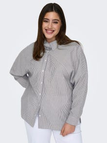 ONLY Normal passform Skjortkrage Manschetter med knappar Rymliga ärmar Skjorta -Cloud Dancer - 15315819