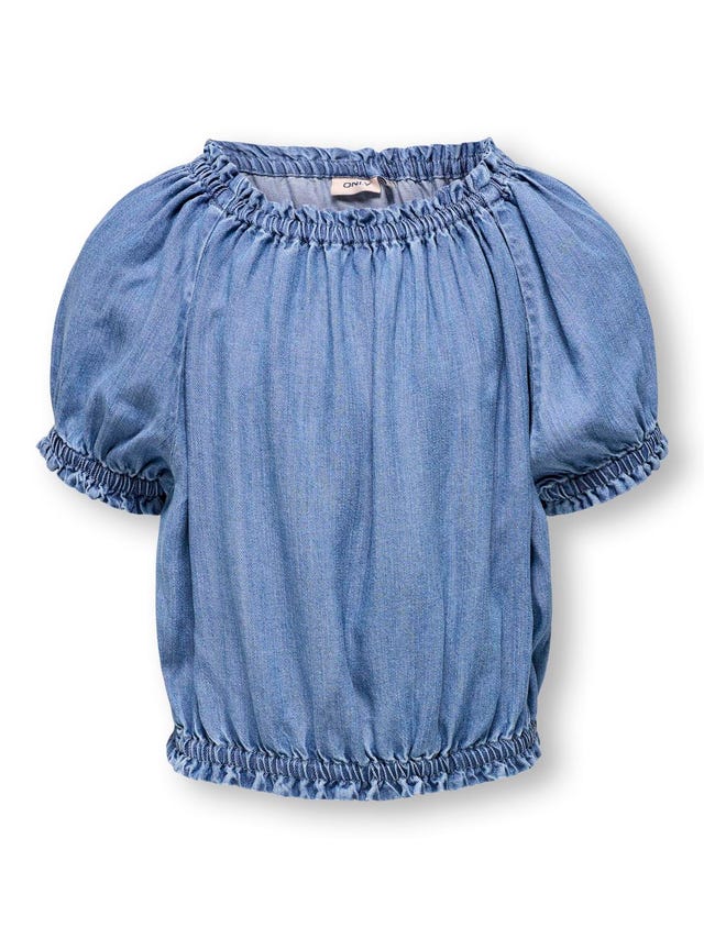 ONLY Cropped fit Overhemd kraag Manchetten met elastiek Mouwen vastgezet als raglan Overhemd - 15315892