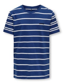 ONLY T-shirts Regular Fit Col rond -Blue Quartz - 15315957