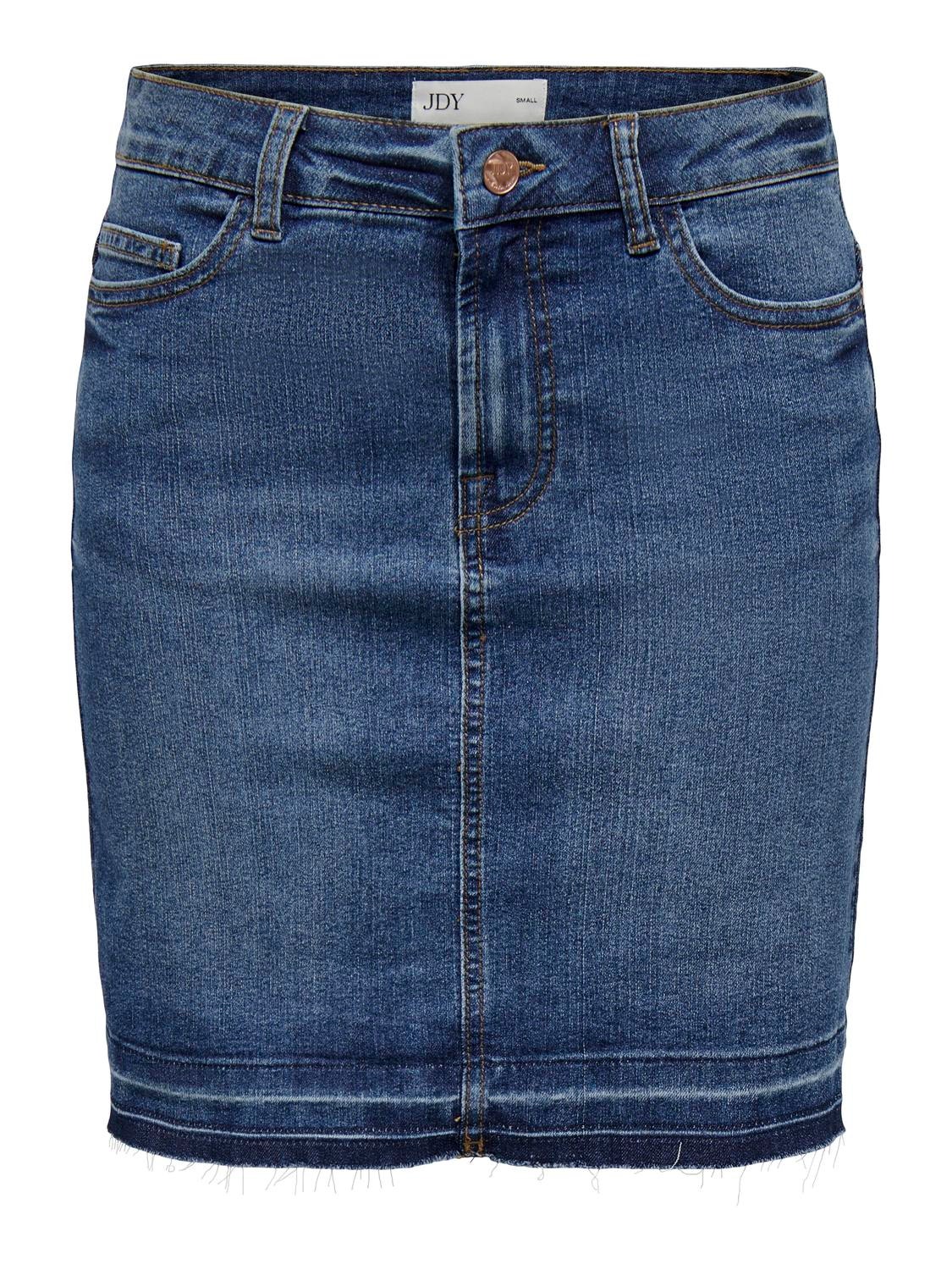 ONLY Mini denim skirt -Dark Blue Denim - 15315970