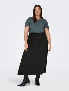 ONLY Curvy maxi skirt -Black - 15316019