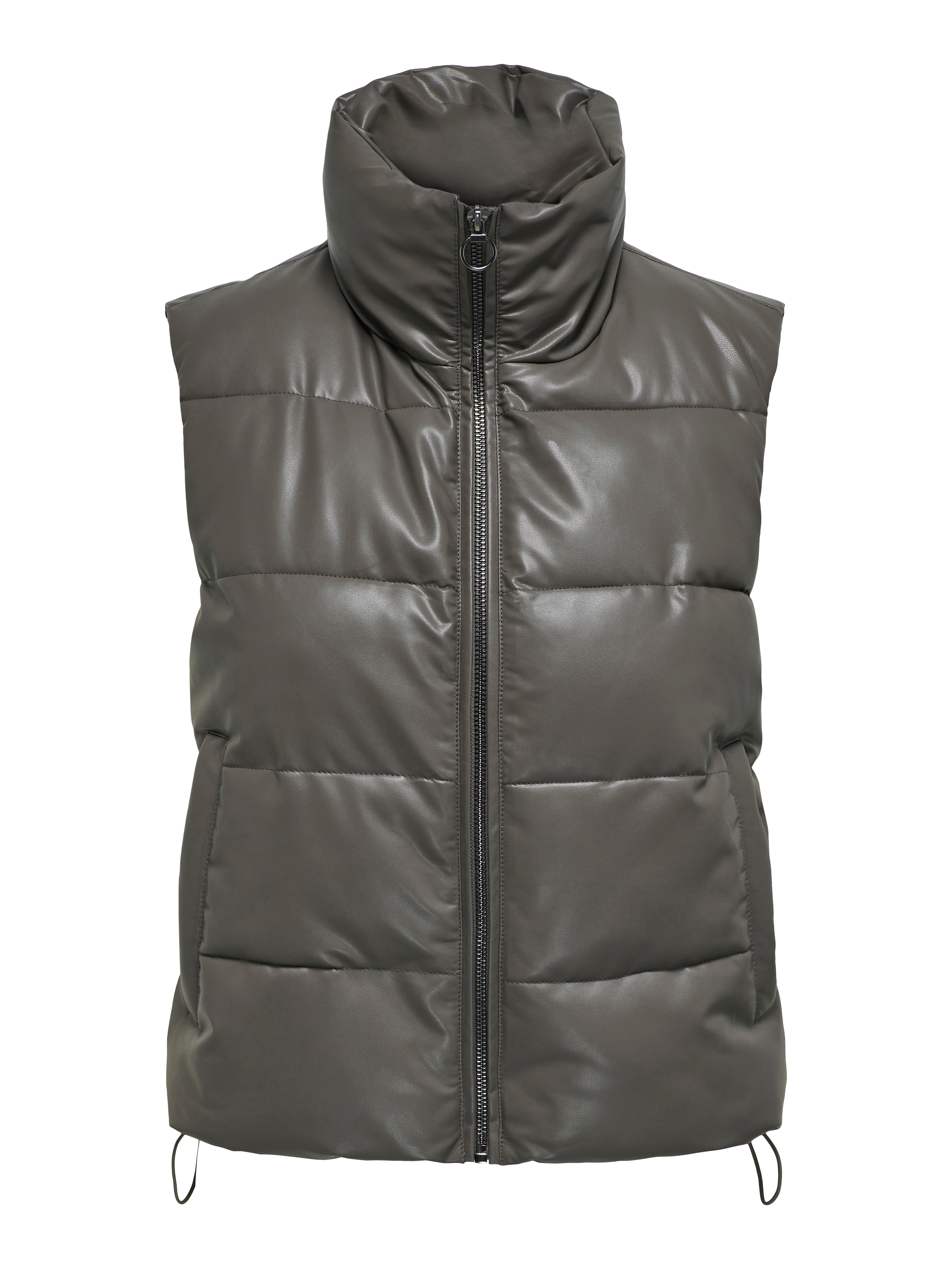 ONLY Damen Weste ONLJAKIRI - Leinen Mix Mit Muster Für Lässigen Frühling Look