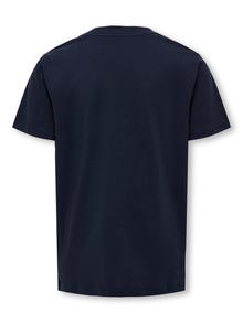 ONLY Krój regularny Okragly dekolt T-shirt -Night Sky - 15316080