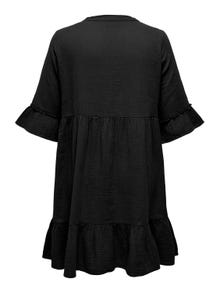 ONLY Robe courte Regular Fit Col fendu Curve -Black - 15316132