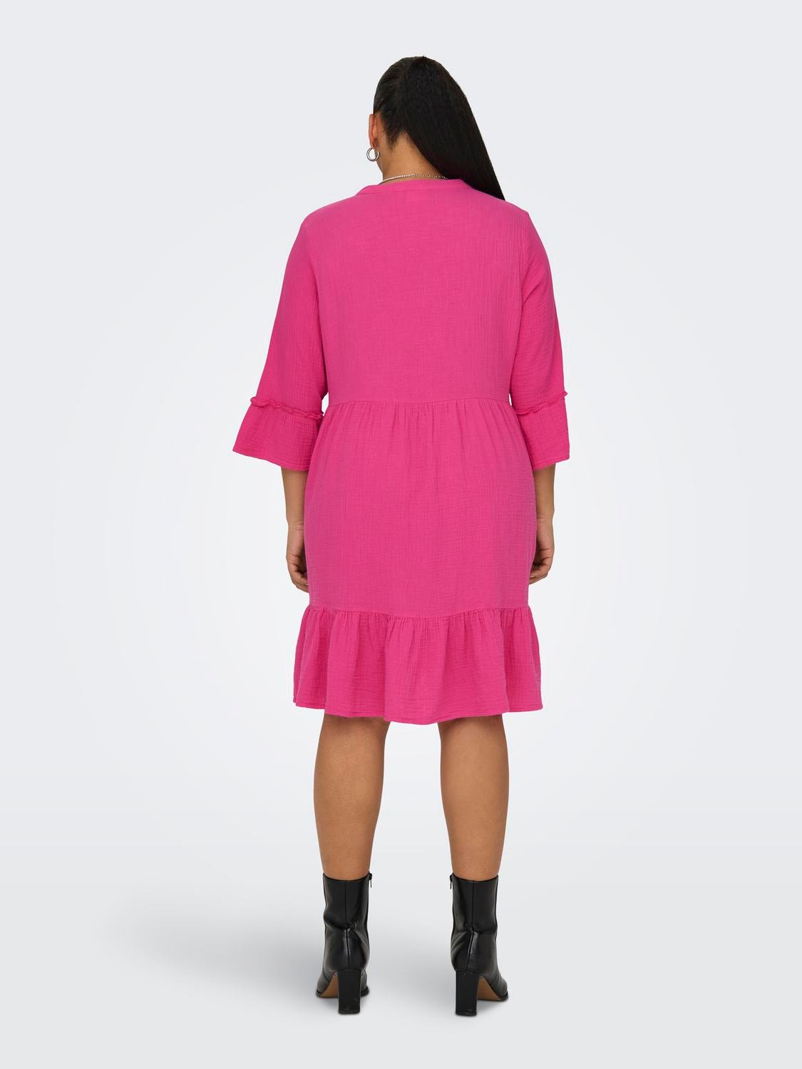ONLY Curvy mini dress -Fuchsia Purple - 15316132